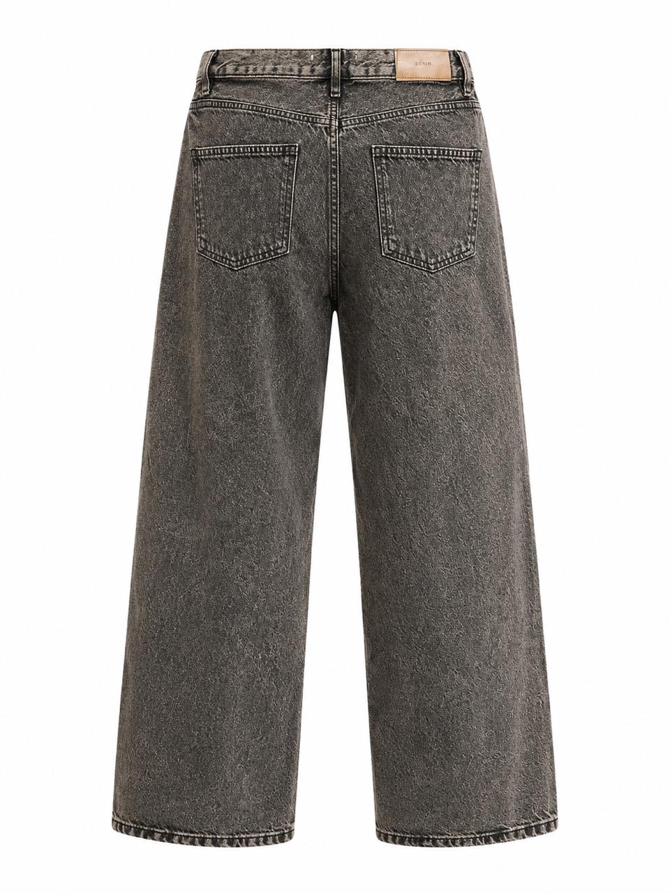 Premium Grey Loose Fit Jeans | Vintage Wash Relaxed Denim