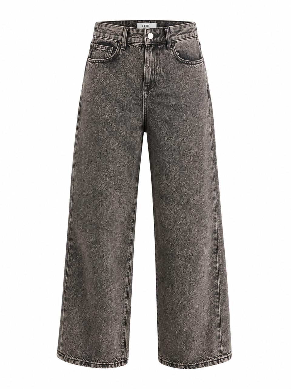 Premium Grey Loose Fit Jeans | Vintage Wash Relaxed Denim